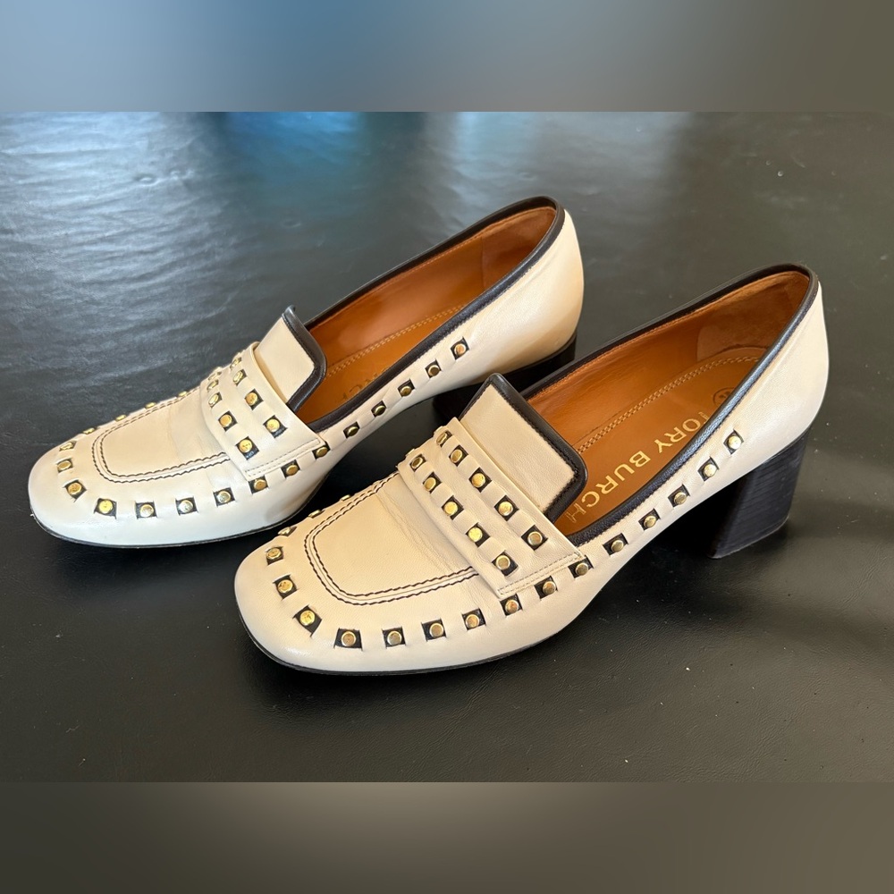 Tory Burch 55MM Studded Loafers size 8